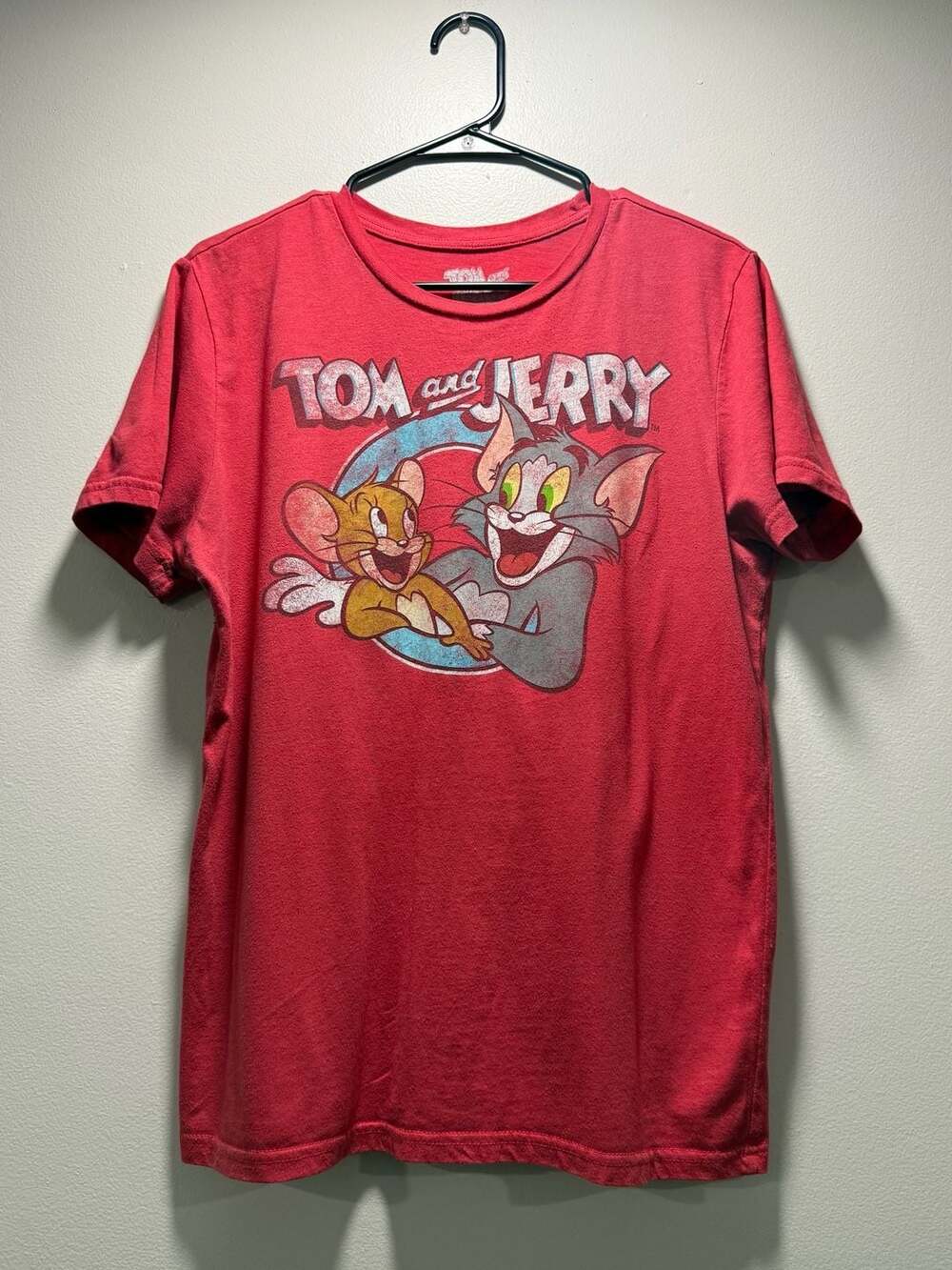 Tom and Jerry Distressed Retro Cartoon Tee